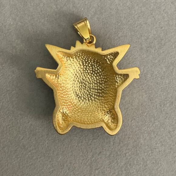 Brand New- Iced GENGAR Pokémon Pendant Medium -Gold & Black - Picture 7 of 10